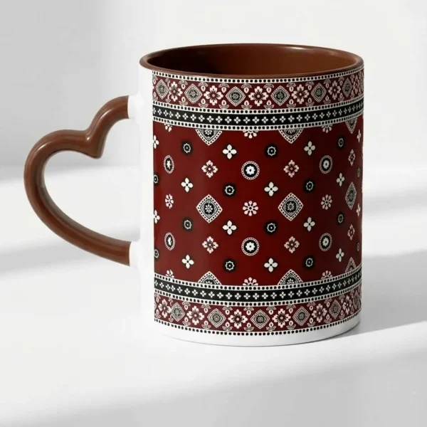 Brown with heart handle