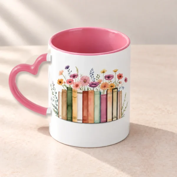 Rose pink with heart handle