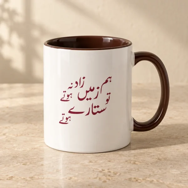 Hum Zameen Zaad mug, Brown